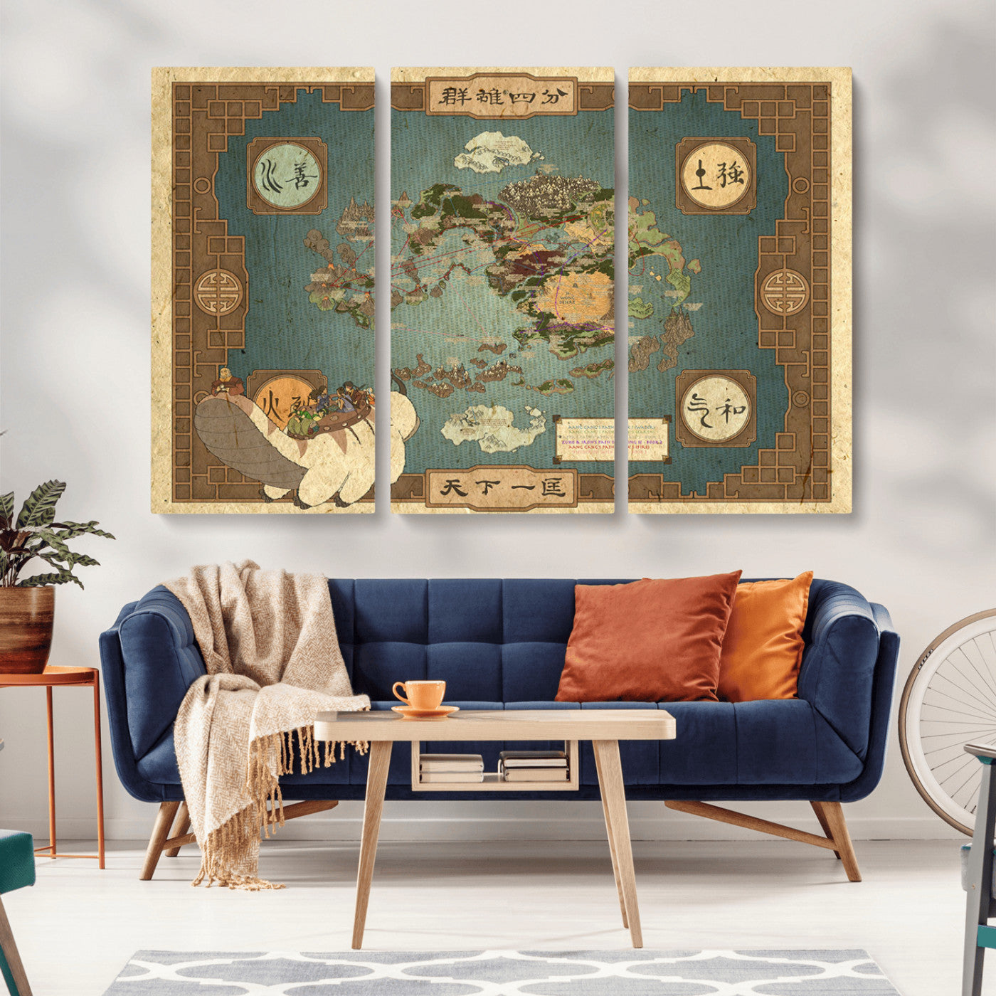 MGV-CV-48X32-3P - Push Pin World Map Canvas Print – Framed Wall Art for Couples to Track Their Travels – Anniversary