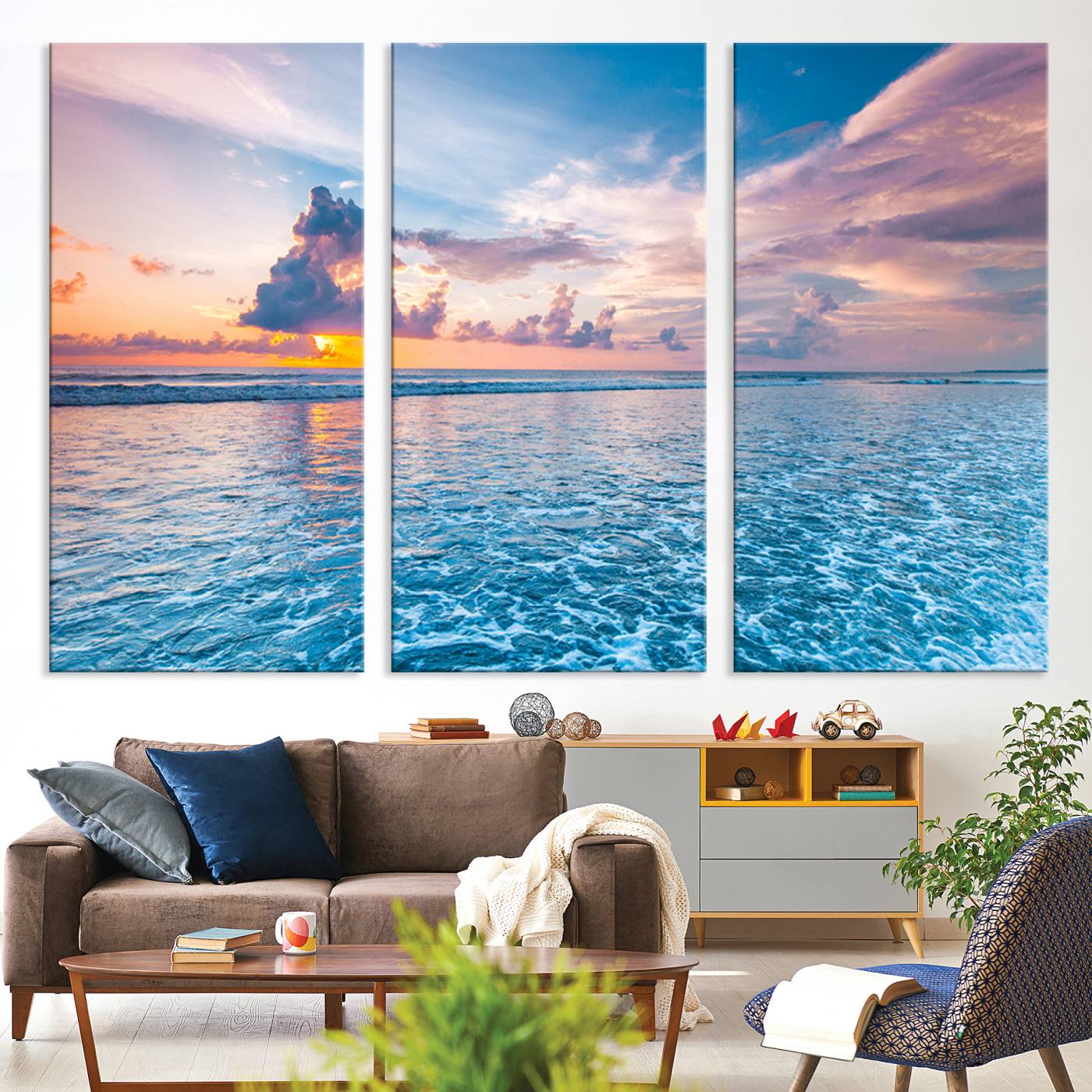 Ocean Majesty Large Textured Wave Wall Art #OS 046