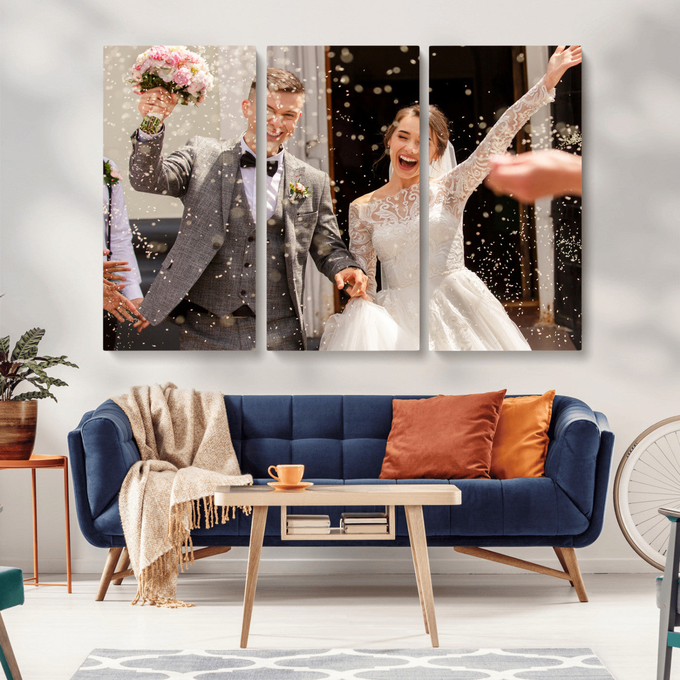 Framed Create Your Canvas Print - Personalized Wall Art for Home Decor Wall Art Print, Create Your Own Photo Canvas Print