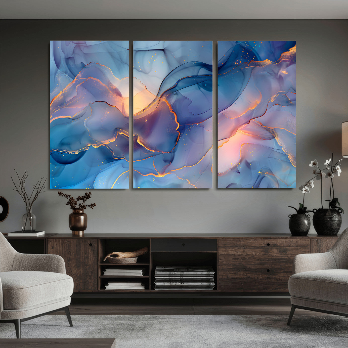 13710509-MGV-CV-36X24 - Colorful Abstract Canvas Wall Art Print, Vibrant Popup Color Art Print