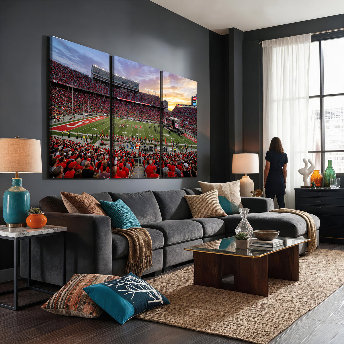 23196993-MGV-CV-36X24 - Stadium Wall Art Canvas Print