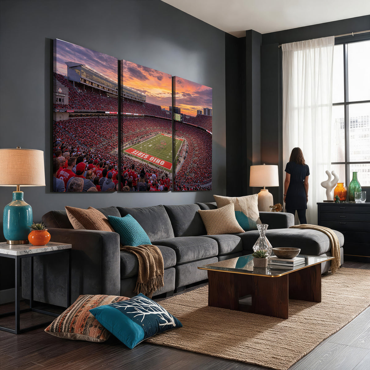 95137596-MGV-CV-36X24 - Stadium Wall Art Canvas Print