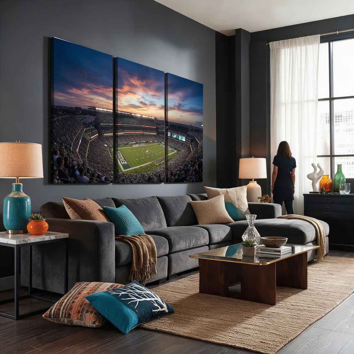 59208973-MGV-CV-36X24 - Stadium Wall Art Canvas Print