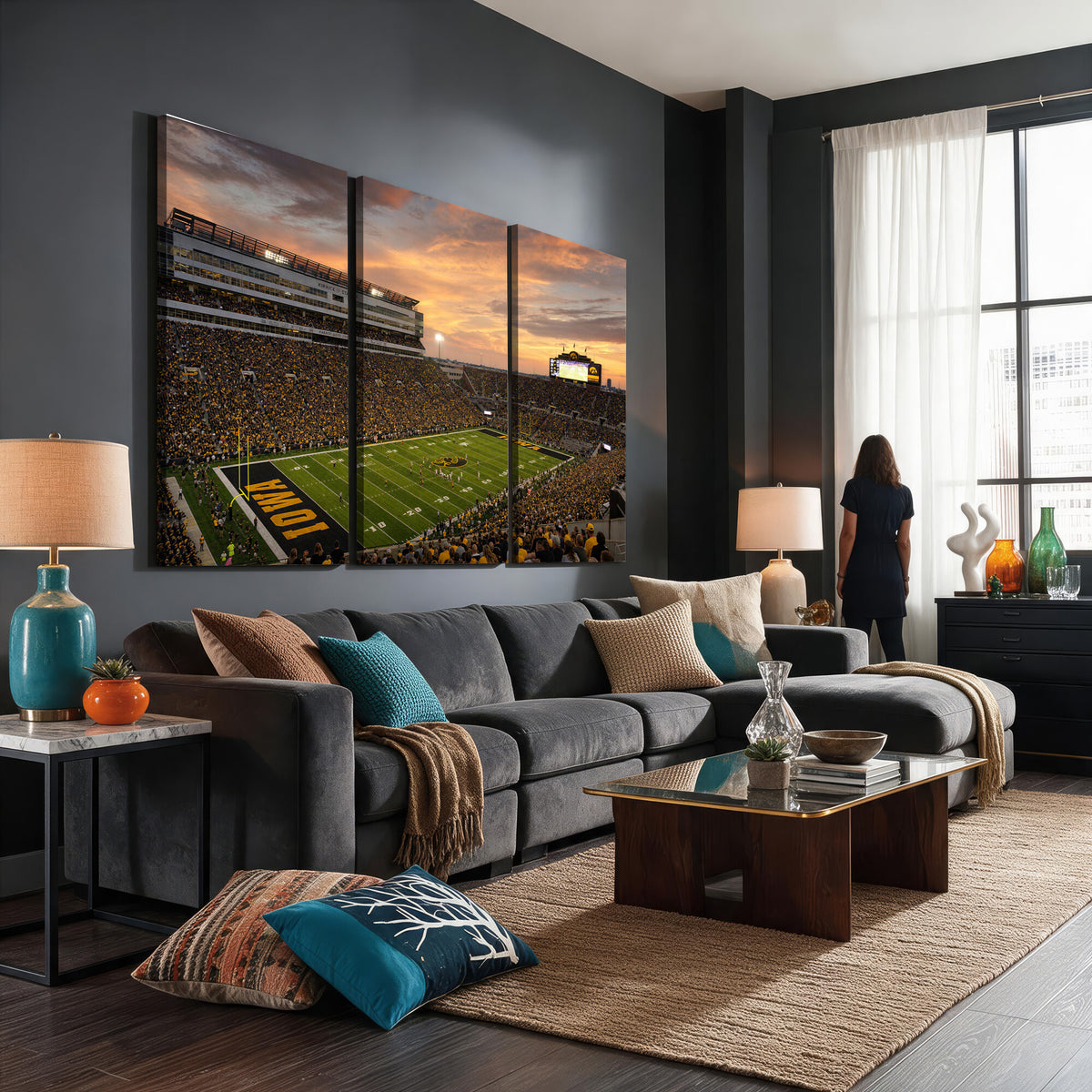 84993181-MGV-CV-36X24 - Stadium Wall Art Canvas Print