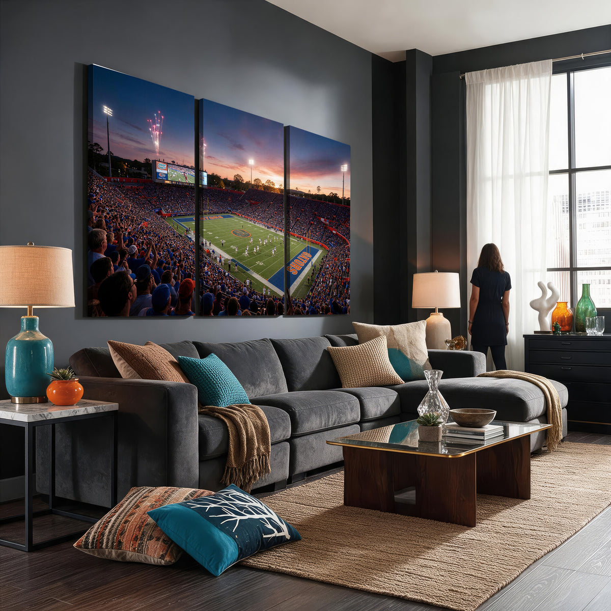 42817292-MGV-CV-36X24 - Stadium Wall Art Canvas Print