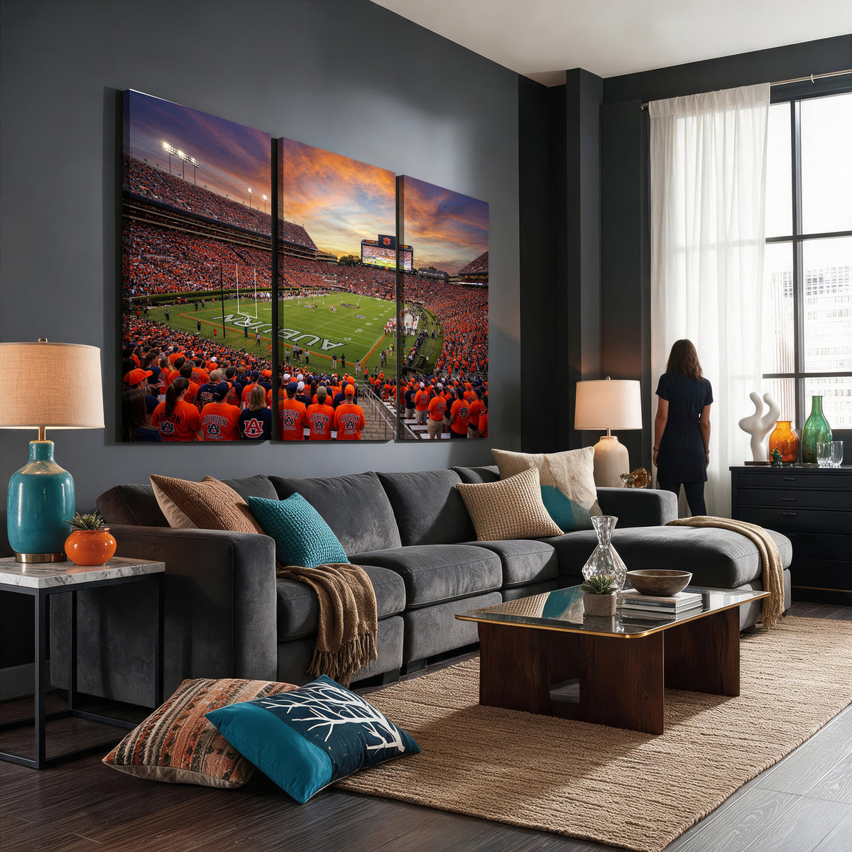 46347891-MGV-CV-36X24 - Stadium Wall Art Canvas Print