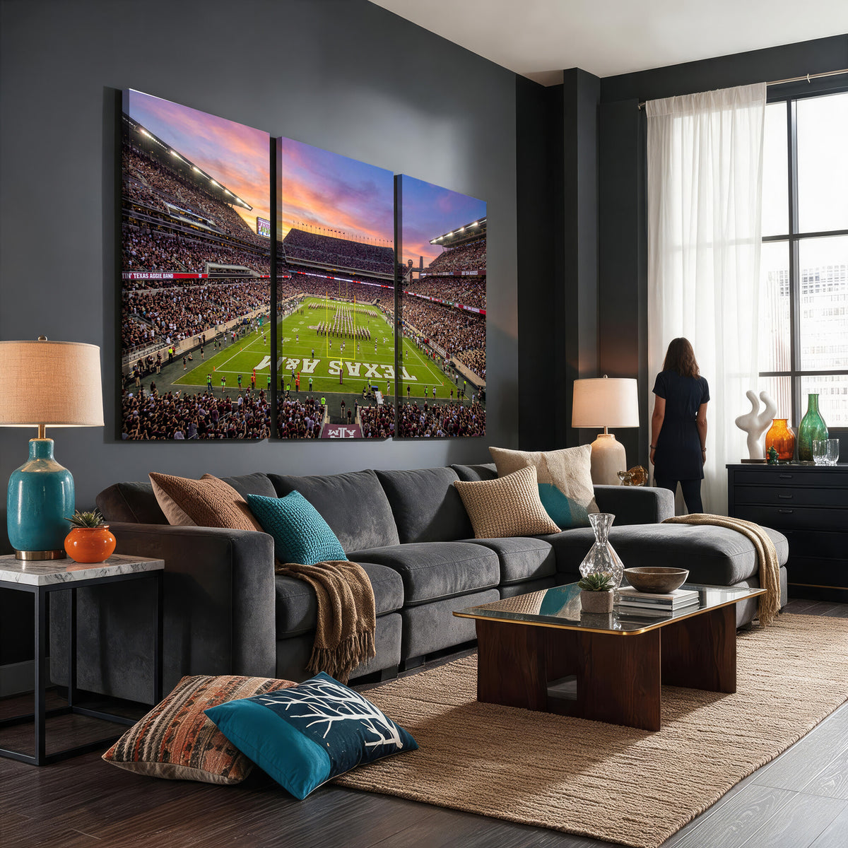 65952219-MGV-CV-36X24 - Stadium Wall Art Canvas Print