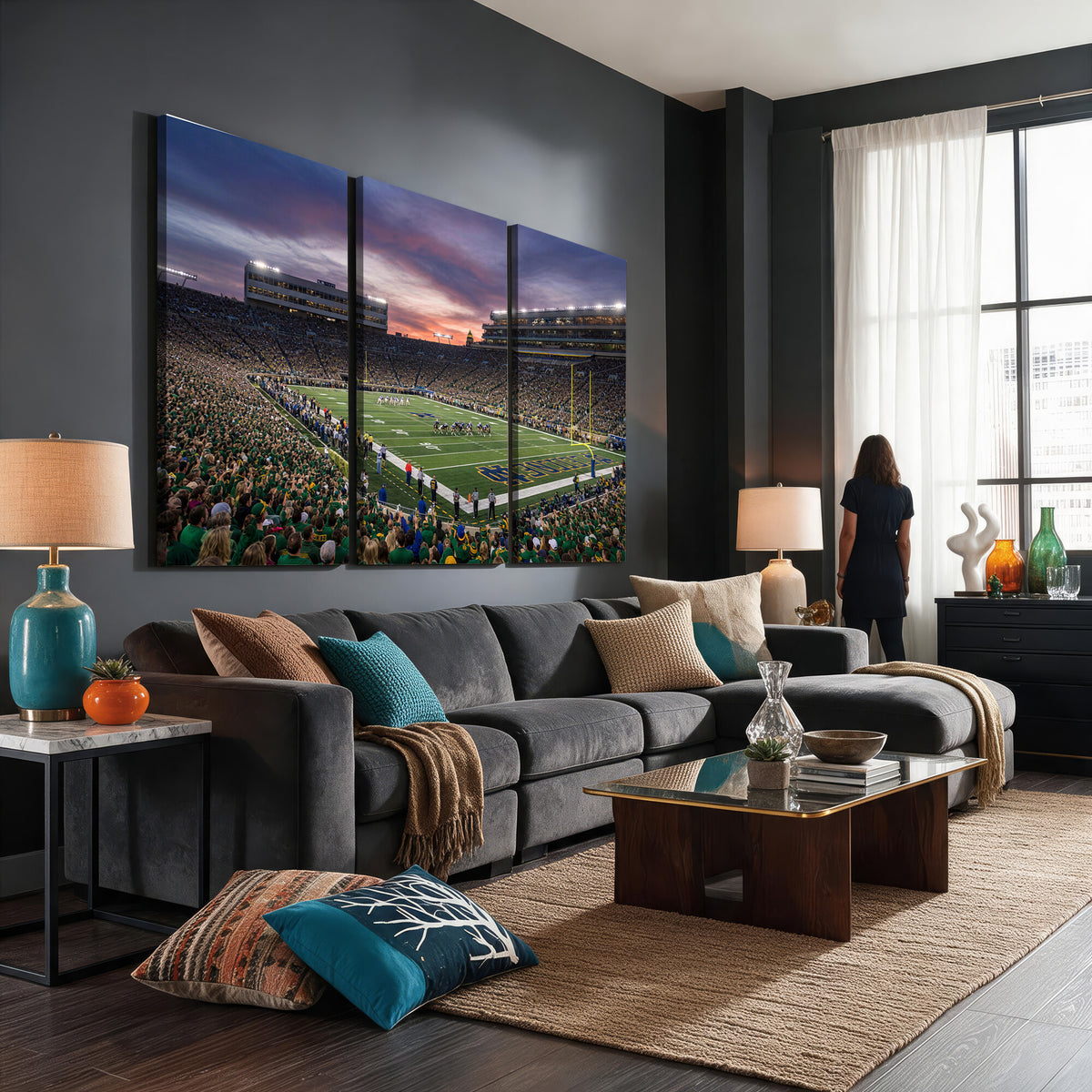 34836892-MGV-CV-36X24 - Stadium Wall Art Canvas Print