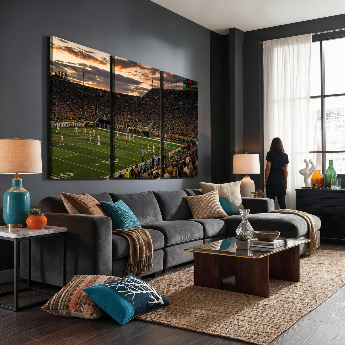 17703678-MGV-CV-36X24 - Stadium Wall Art Canvas Print
