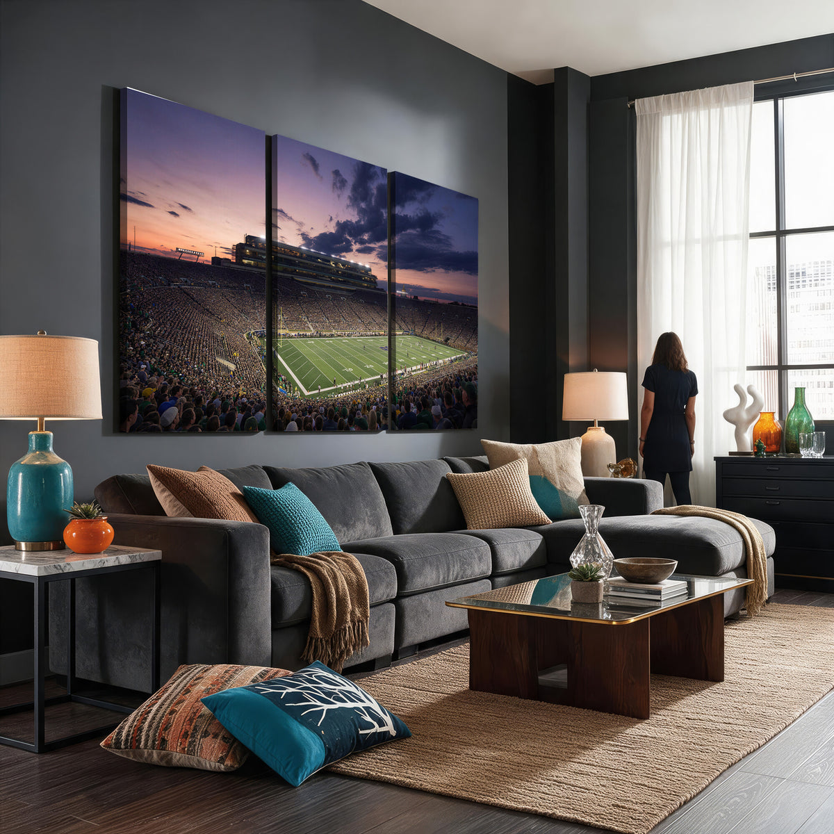 48837941-MGV-CV-36X24 - Stadium Wall Art Canvas Print