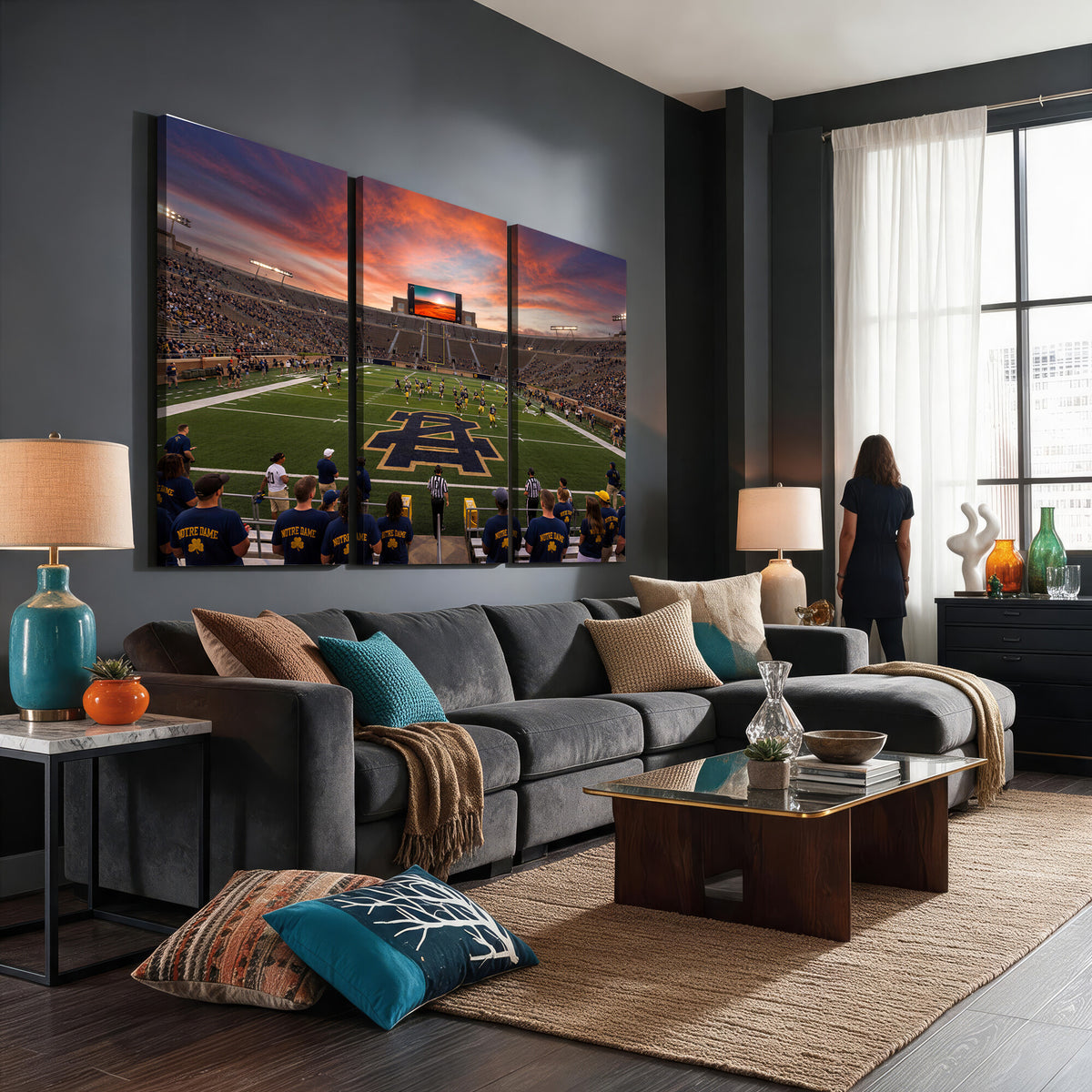 75411323-MGV-CV-36X24 - Stadium Wall Art Canvas Print