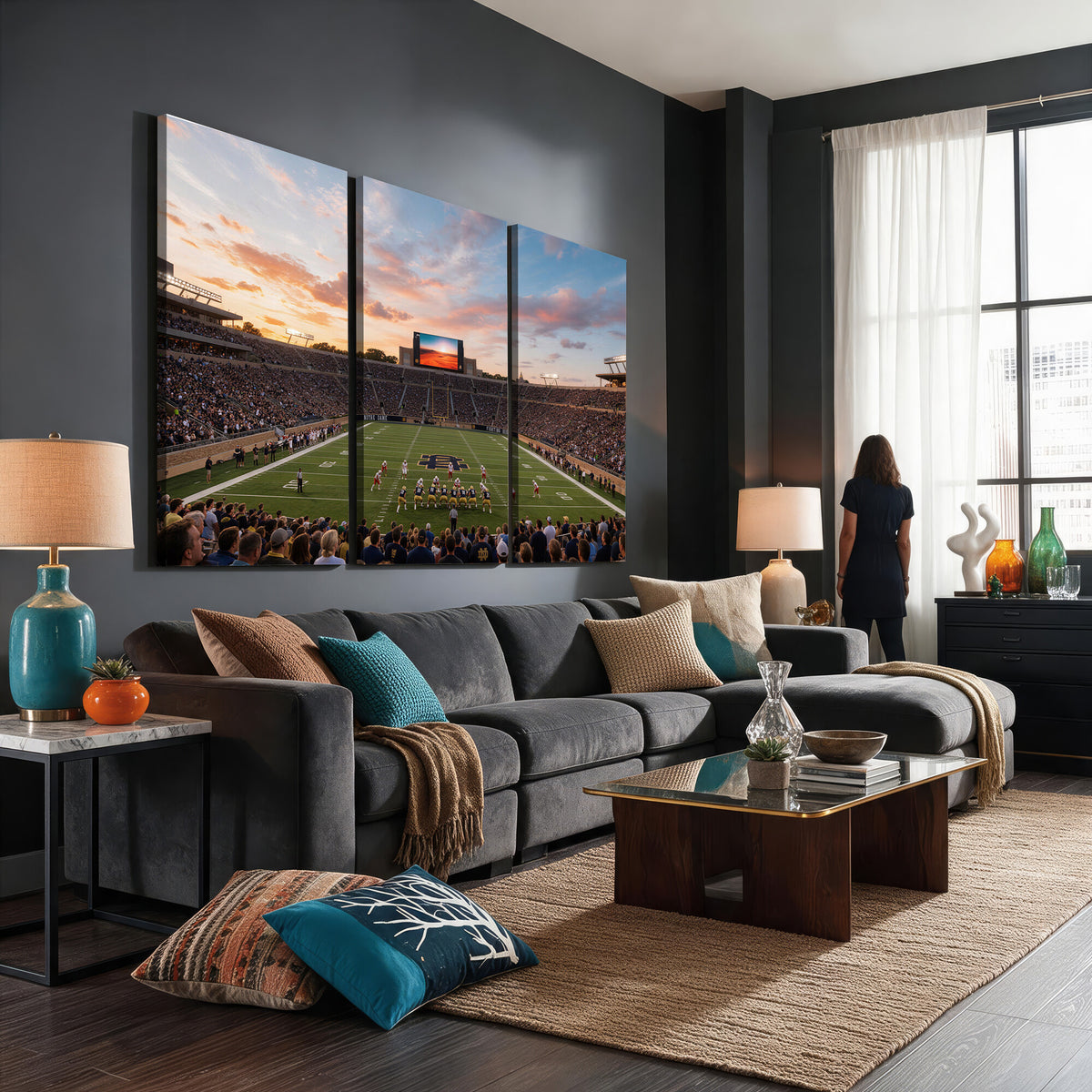 54464530-MGV-CV-36X24 - Stadium Wall Art Canvas Print