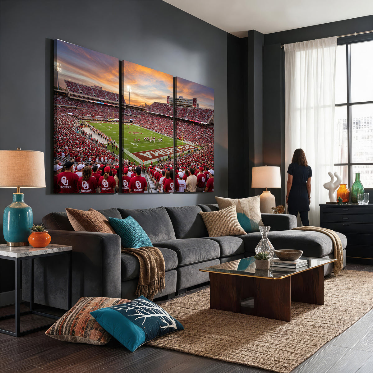 92718741-MGV-CV-36X24 - Stadium Wall Art Canvas Print