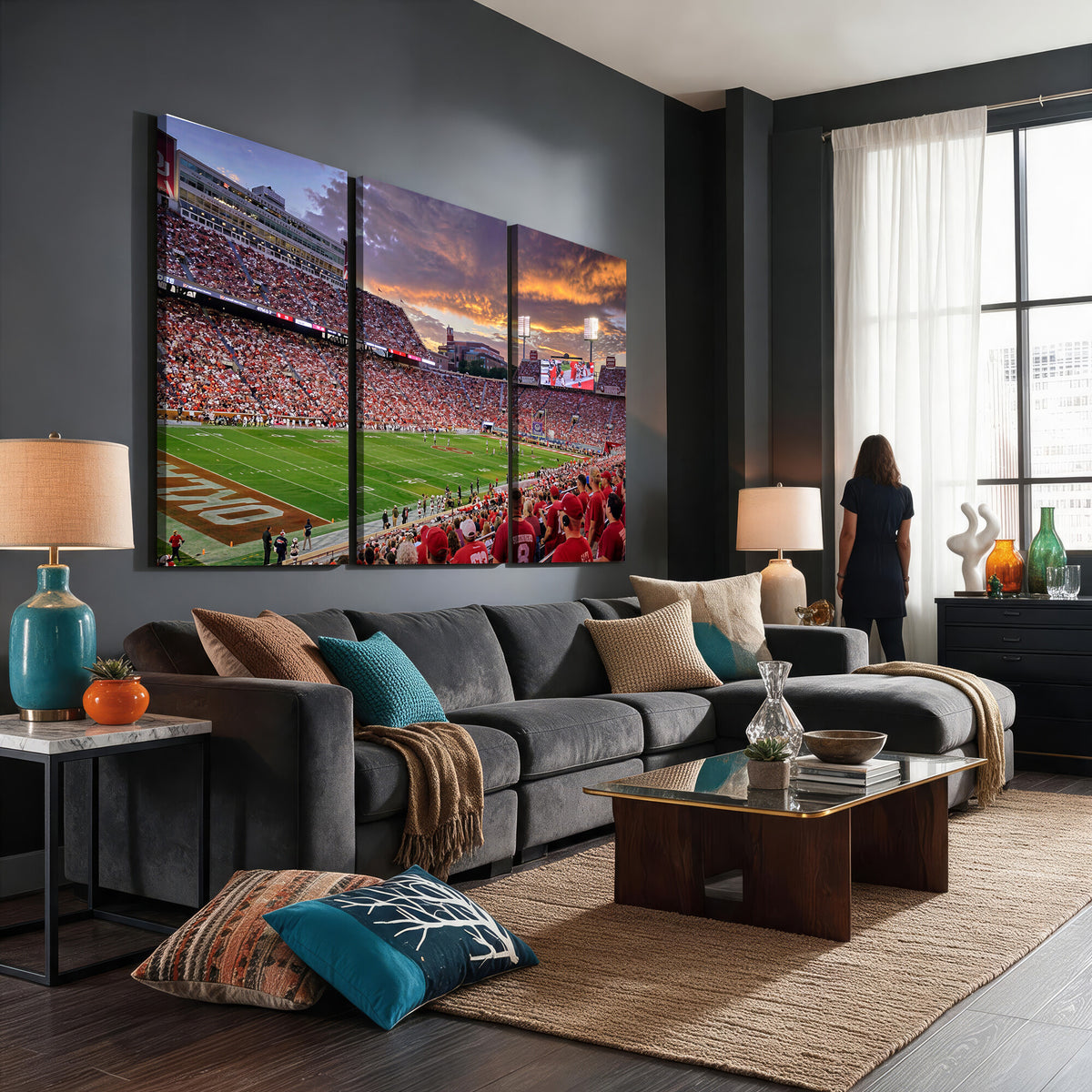 47794729-MGV-CV-36X24 - Stadium Wall Art Canvas Print