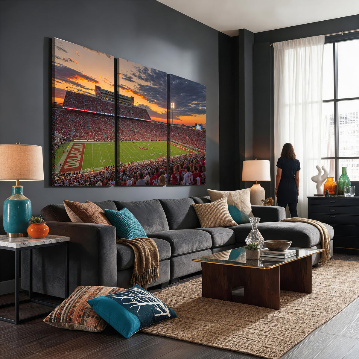 75444407-MGV-CV-36X24 - Stadium Wall Art Canvas Print