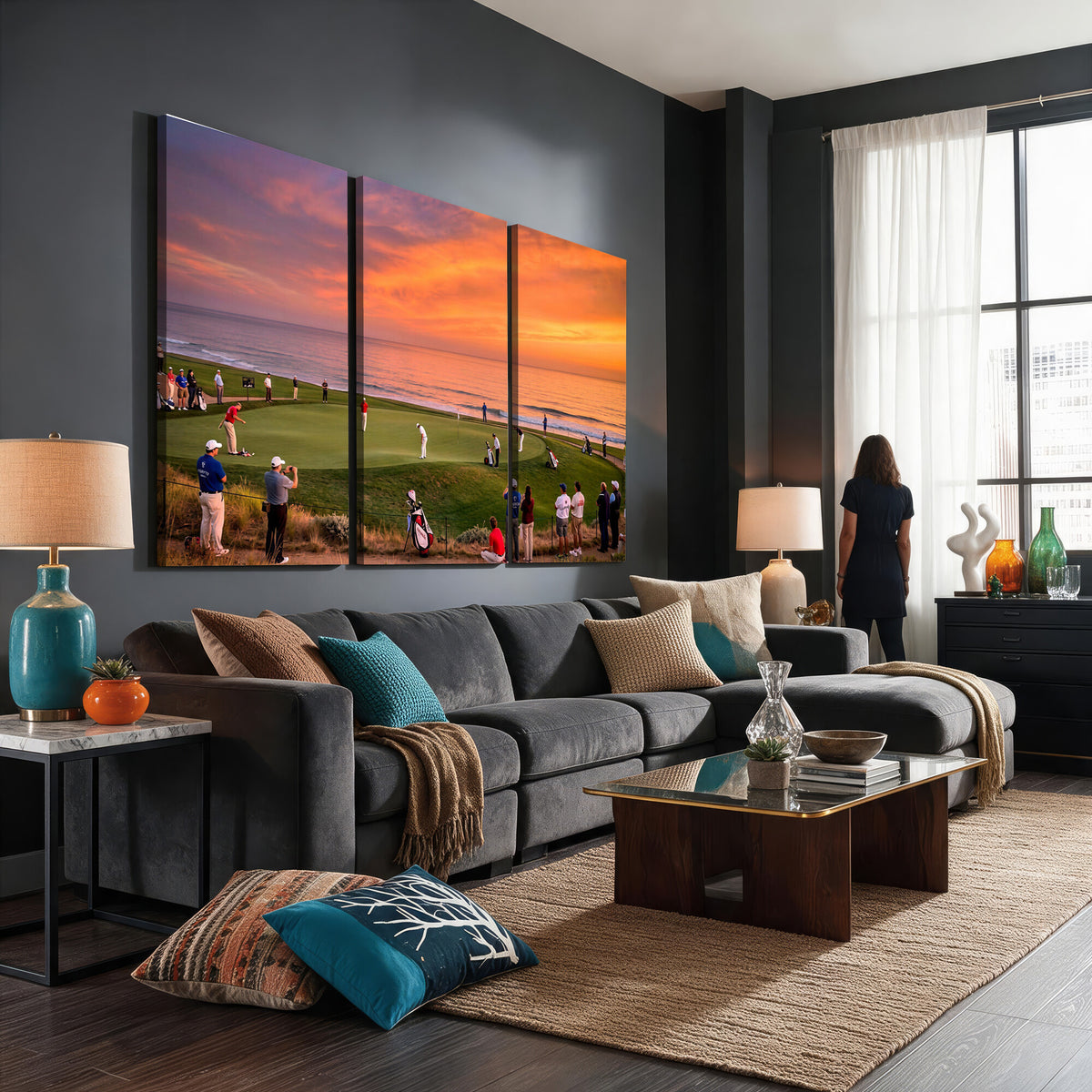 57561775-MGV-CV-36X24 - Stadium Wall Art Canvas Print