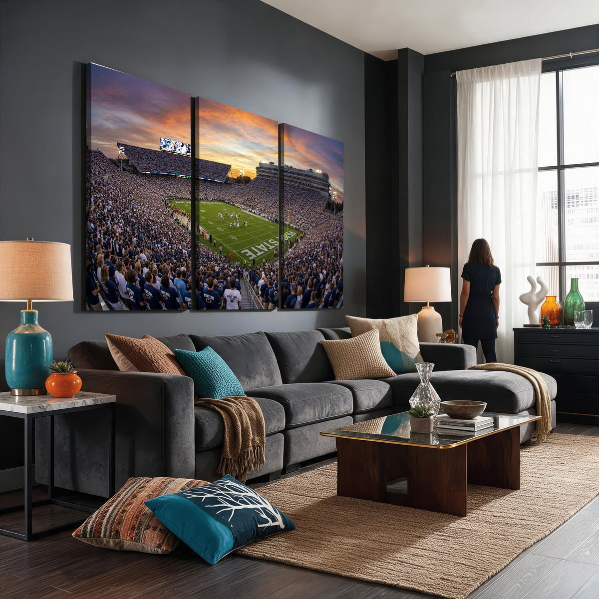 29008668-MGV-CV-36X24 - Stadium Wall Art Canvas Print
