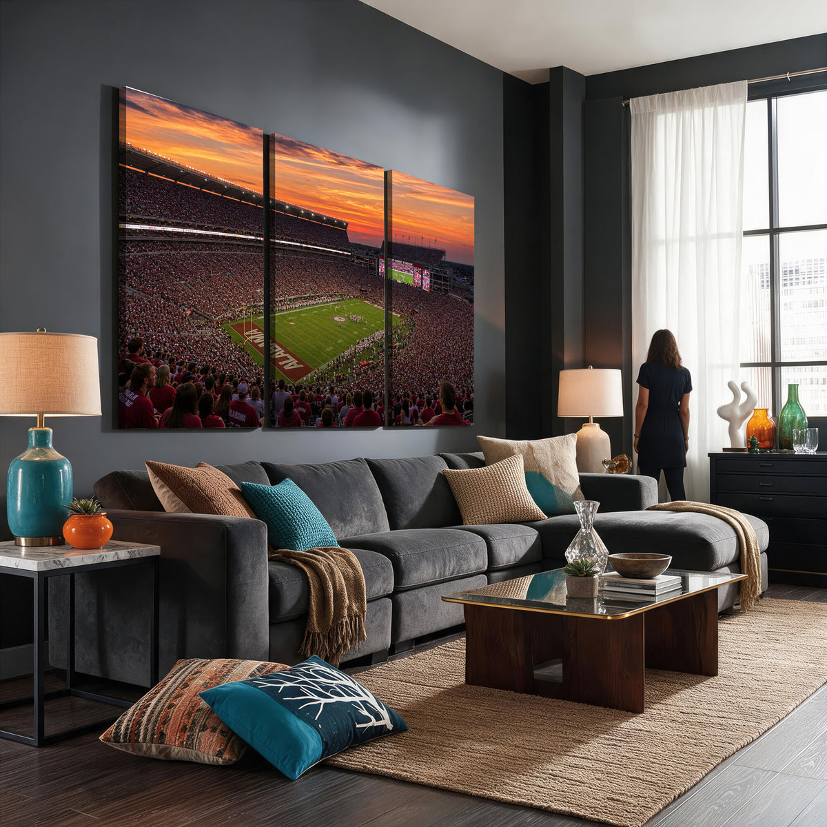 91782096-MGV-CV-36X24 - Stadium Wall Art Canvas Print