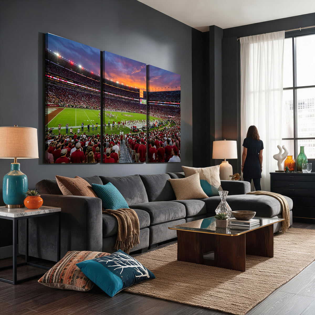 47822048-MGV-CV-36X24 - Stadium Wall Art Canvas Print