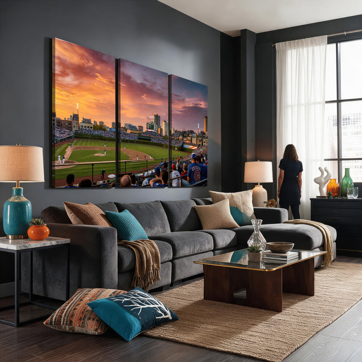 94073020-MGV-CV-36X24 - Stadium Wall Art Canvas Print