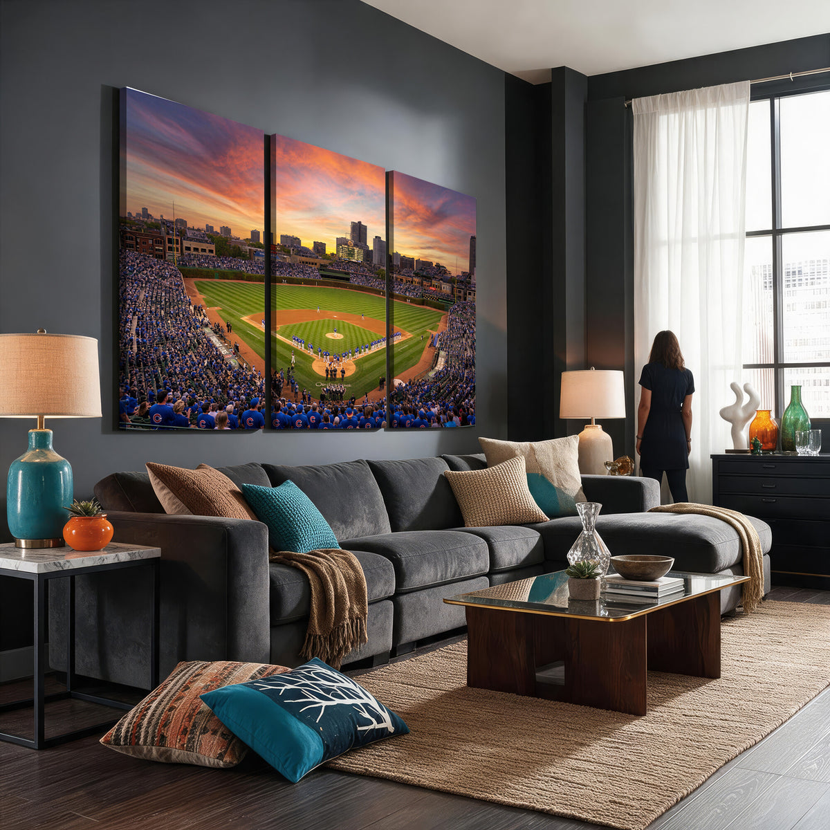 42812246-MGV-CV-36X24 - Stadium Wall Art Canvas Print