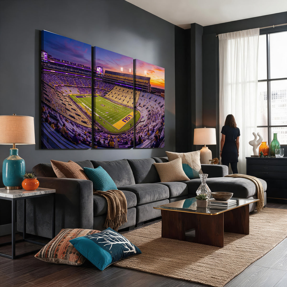 21378512-MGV-CV-36X24 - Stadium Wall Art Canvas Print