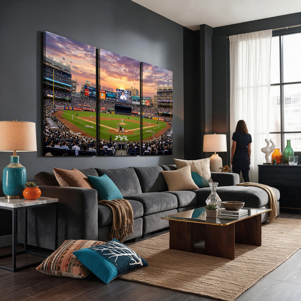 26297292-MGV-CV-36X24 - Stadium Wall Art Canvas Print