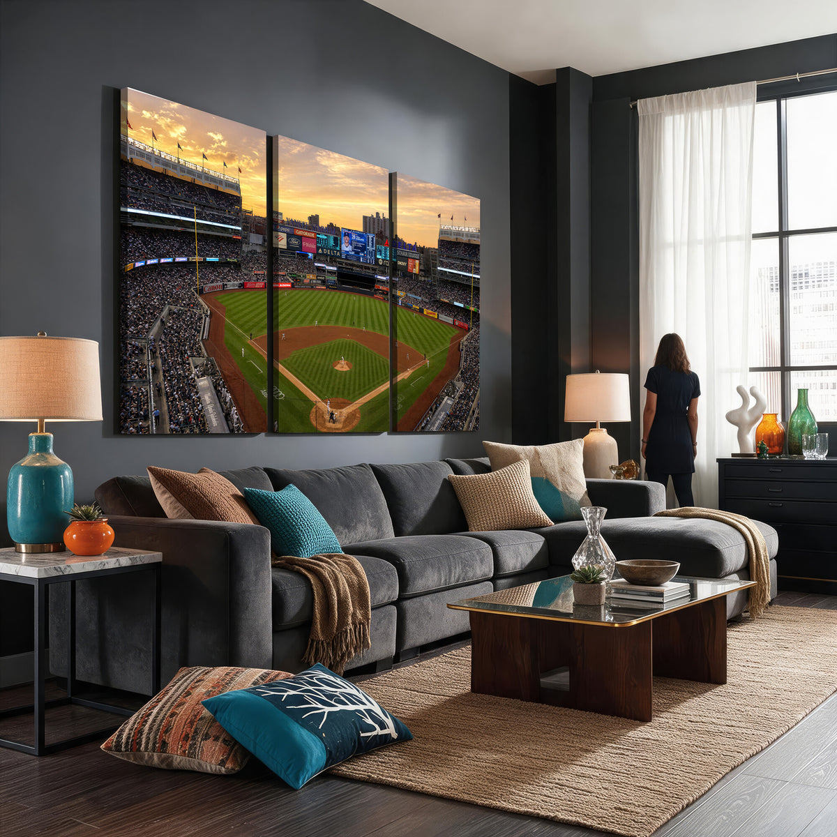 17396699-MGV-CV-36X24 - Stadium Wall Art Canvas Print