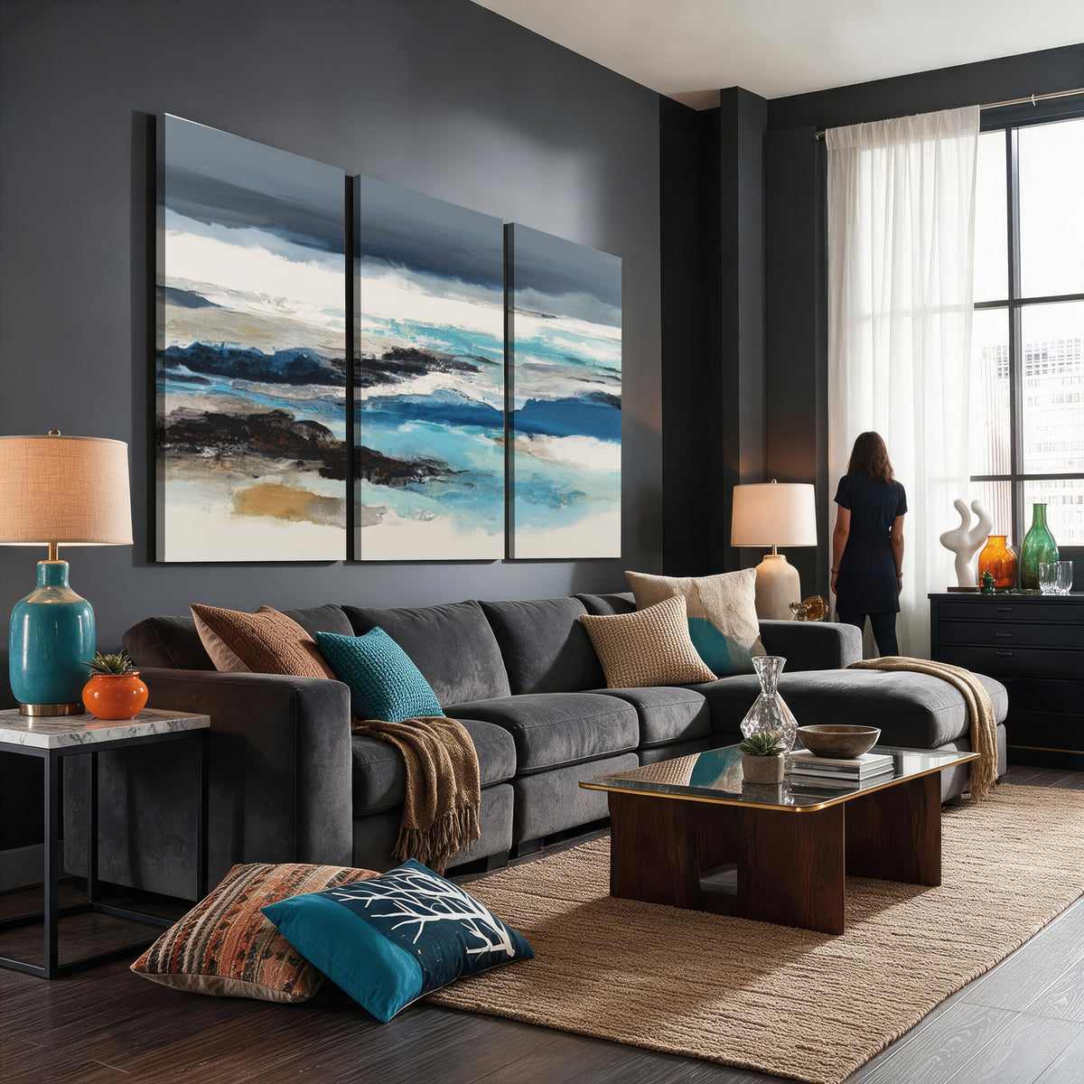 53645131-_Poster-30x20 - Extra Large Abstract Wall Art Canvas Print