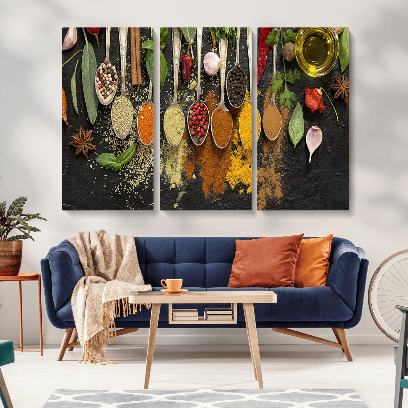 MGV-CV-48X32-3P - Spices Wall Art Canvas Print