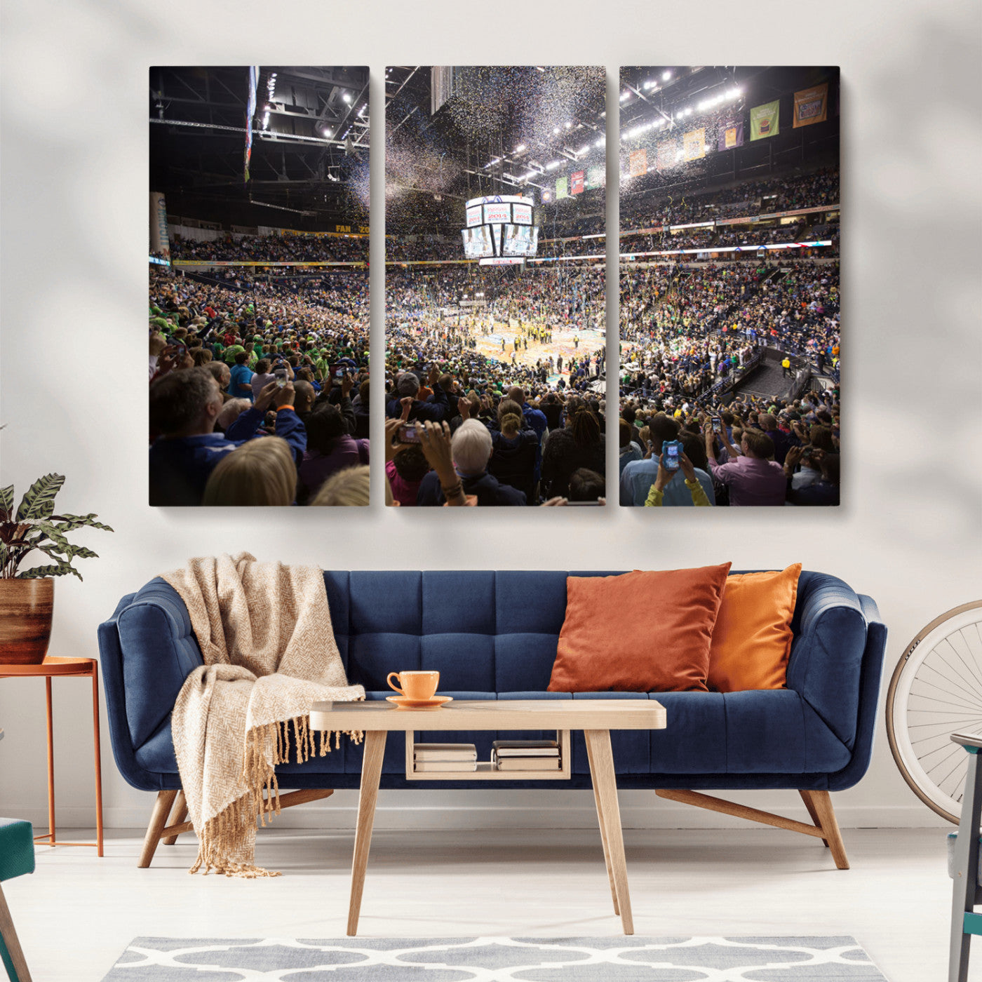 MGV-CV-48X32-3P - Bridgestone Arena Wall Art Canvas | Nashville Predators Hockey Team Print | Canvas Print | Ready to