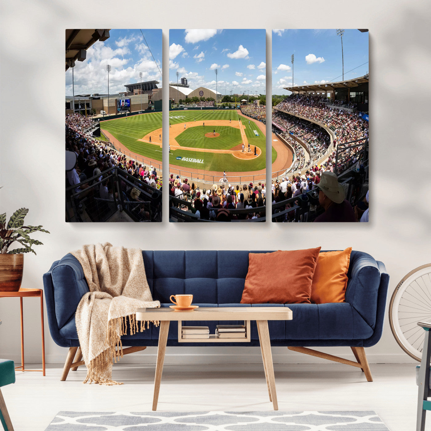 MGV-CV-48X32-3P - The Texas A&M University Aggies Athletics Team Print - College Station Kyle Field Wall Art Canvas