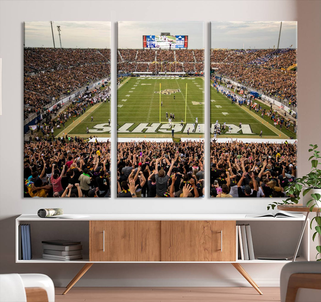 UCF Knights Football Team Print - Orlando FBC Mortgage Stadium Wall Art Canvas Print