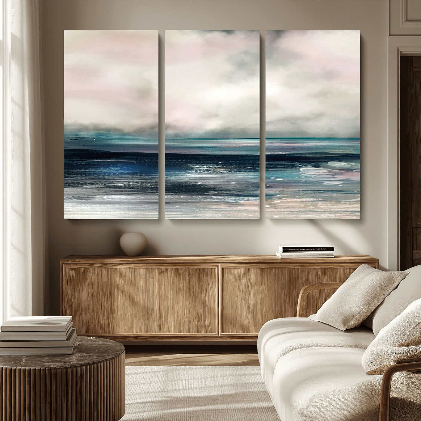 MGV-CV-48X32-3P - Contemporary Abstract Wall Art Canvas Print