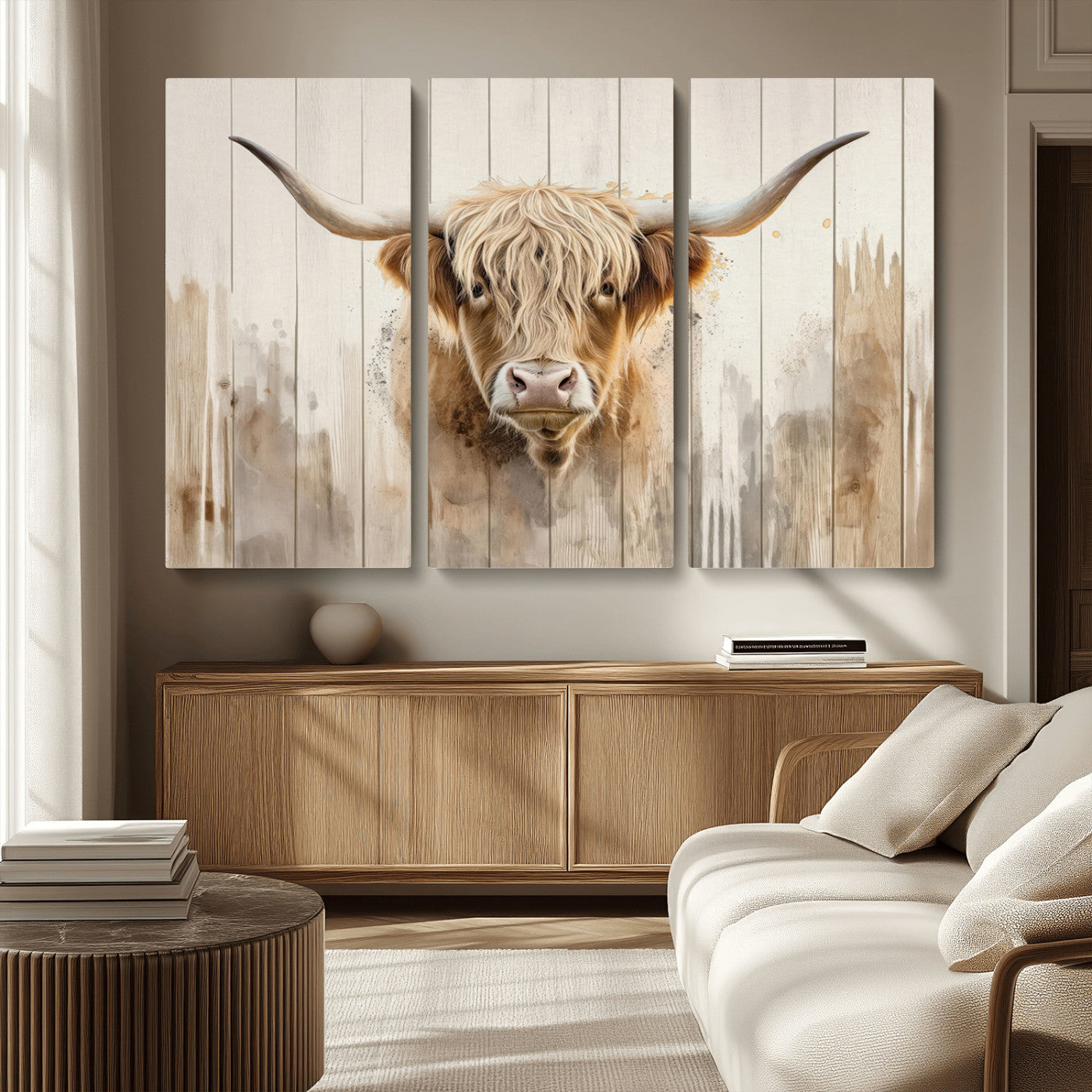 83059-MGV-CV-36X24 - Vibrant Autumn Landscape Canvas Wall Art - Fall Foliage and Mountain View Print for Home, Farmhouse, and Cozy Cabin Decor, Ready to Hang