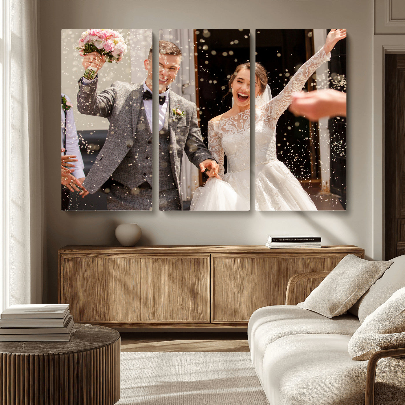 Framed Create Your Canvas Print - Personalized Wall Art for Home Decor Wall Art Print, Create Your Own Photo Canvas Print