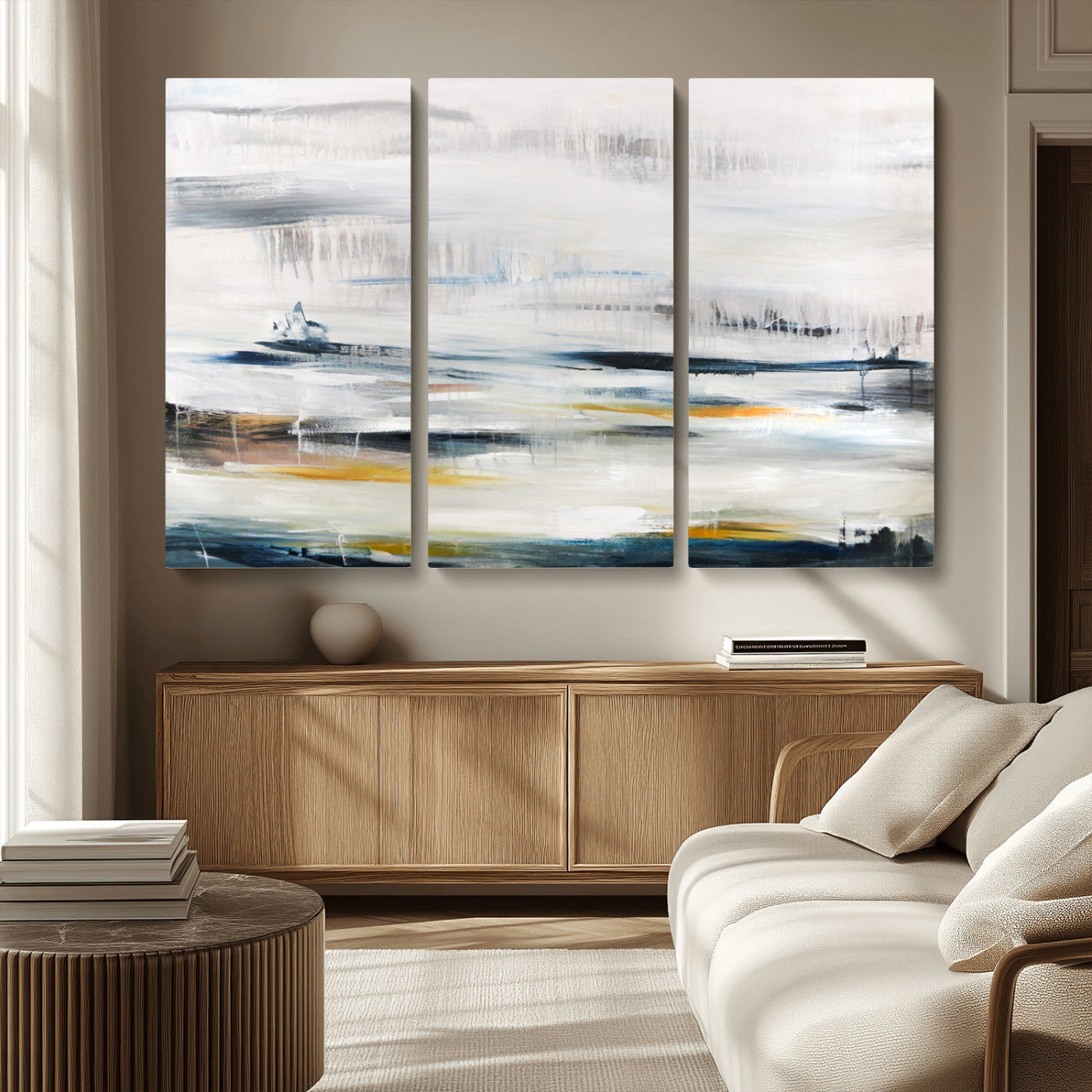 74932-MGV-CV-36X24-Soft Color Abstract Canvas Print