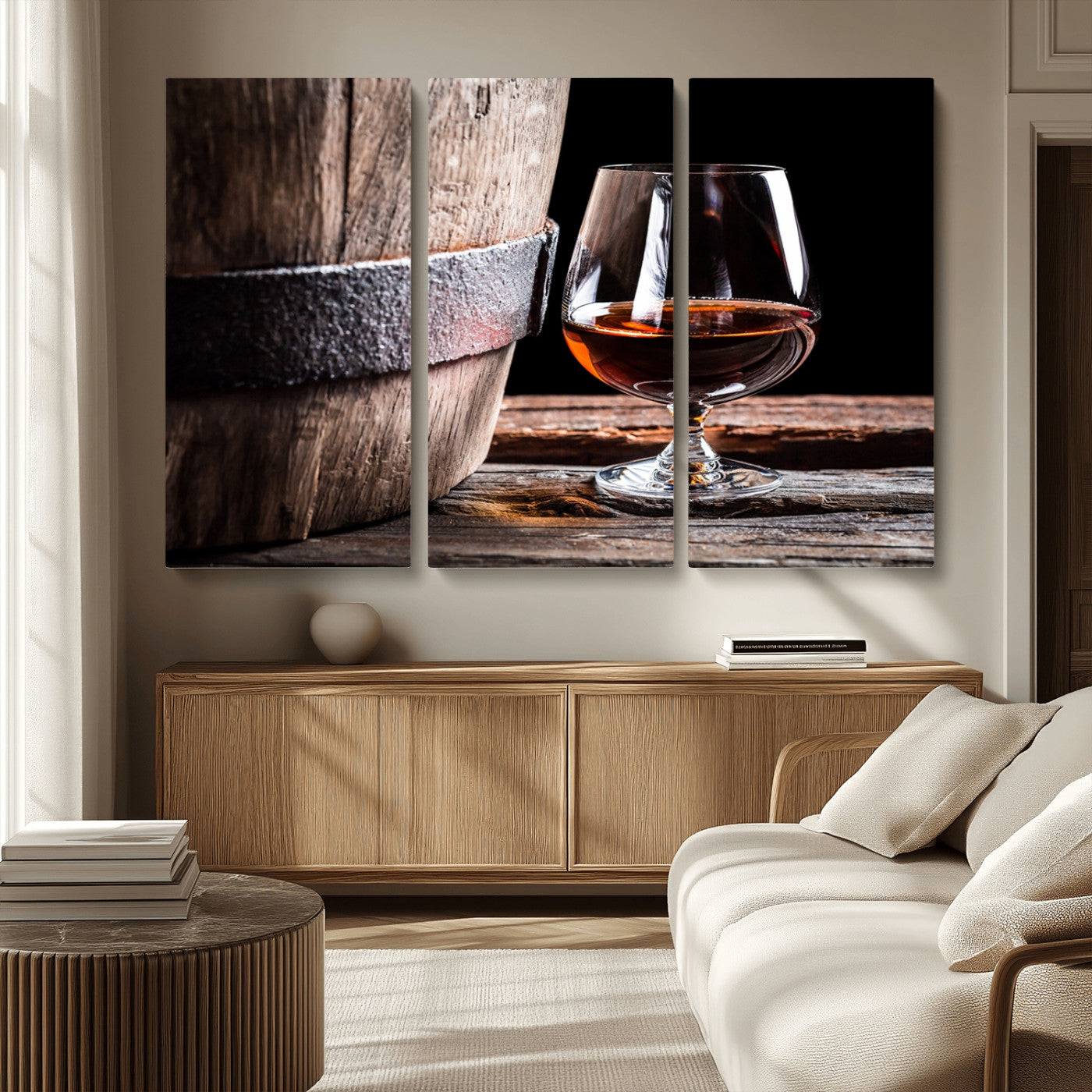MGV-CV-48X32-3P - Scots Whiskey Wall Art Canvas Print