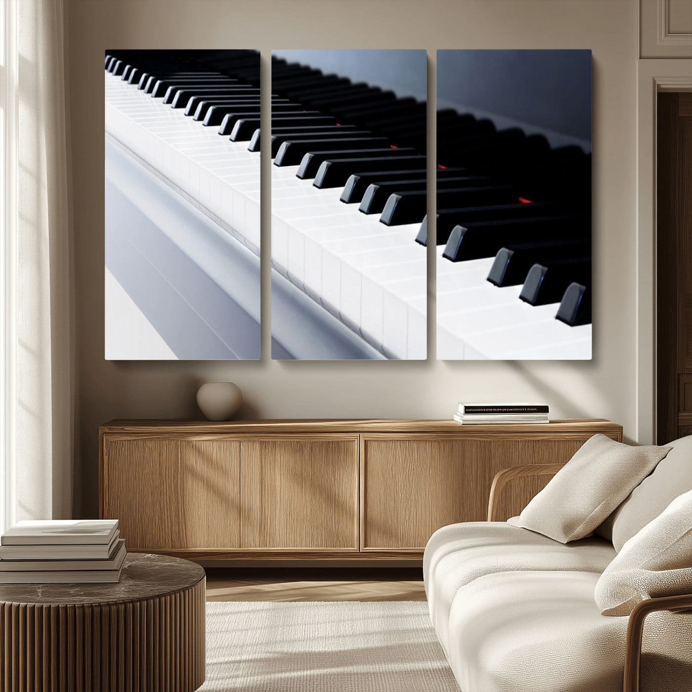 MGV-CV-48X32-3P - Piano Artwork Canvas Wall Art Print