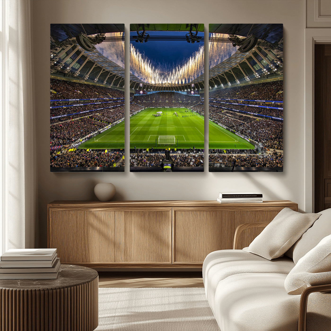 MGV-CV-48X32-3P - Tottenham Hotspur Football Team Print - London Tottenham Hotspur Stadium Wall Art Canvas Print