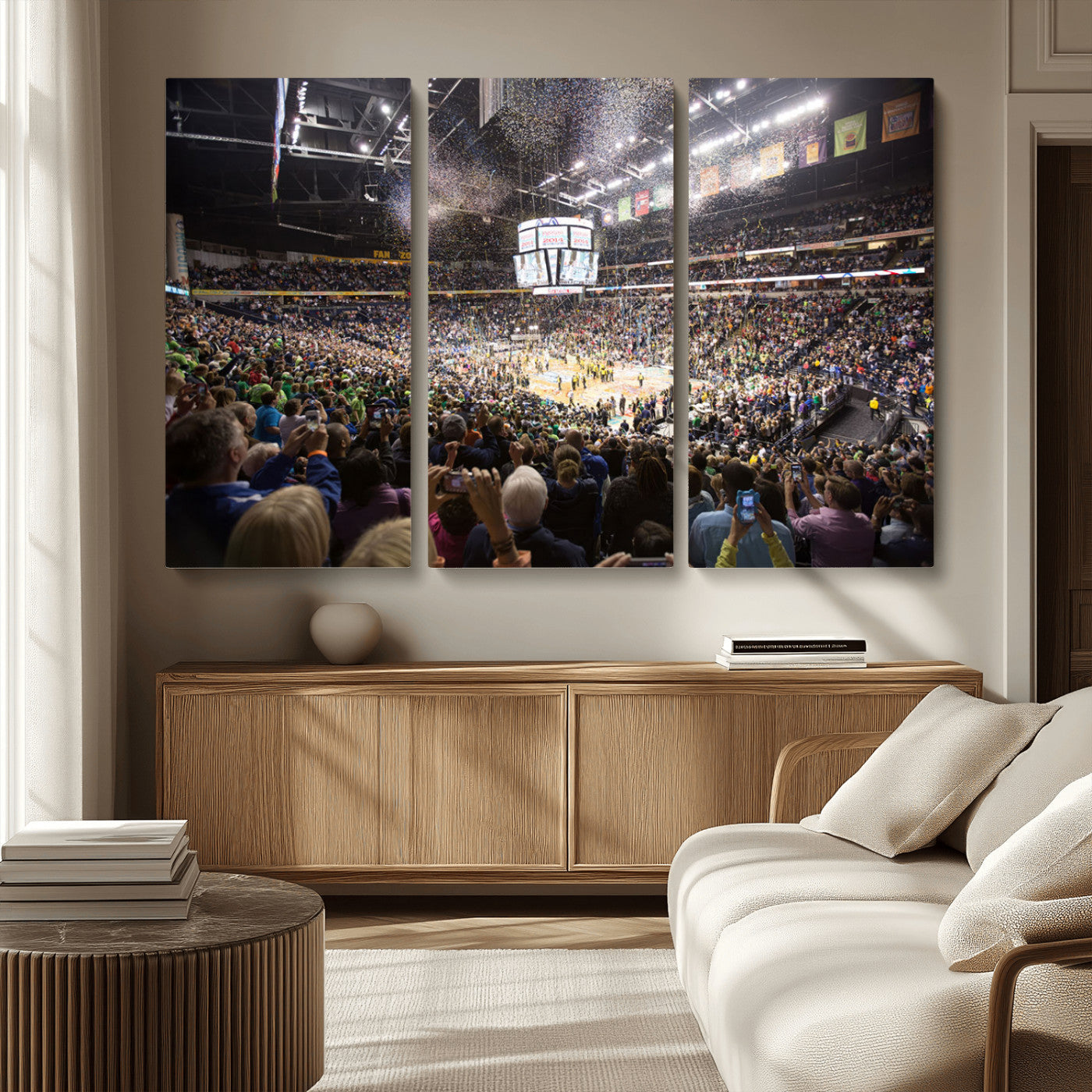 MGV-CV-48X32-3P - Bridgestone Arena Wall Art Canvas | Nashville Predators Hockey Team Print | Canvas Print | Ready to