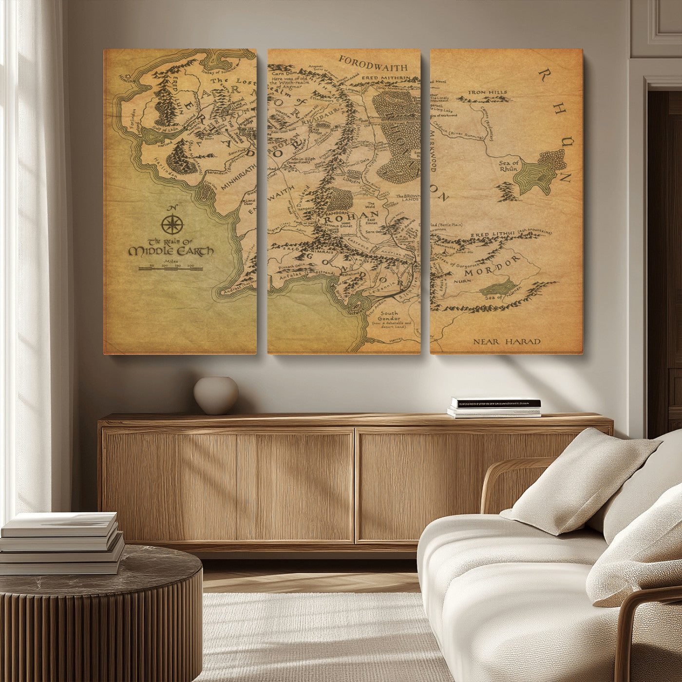 MGV-CV-48X32-3P - Push Pin World Map Canvas Print – Framed Wall Art for Couples to Track Their Travels – Anniversary