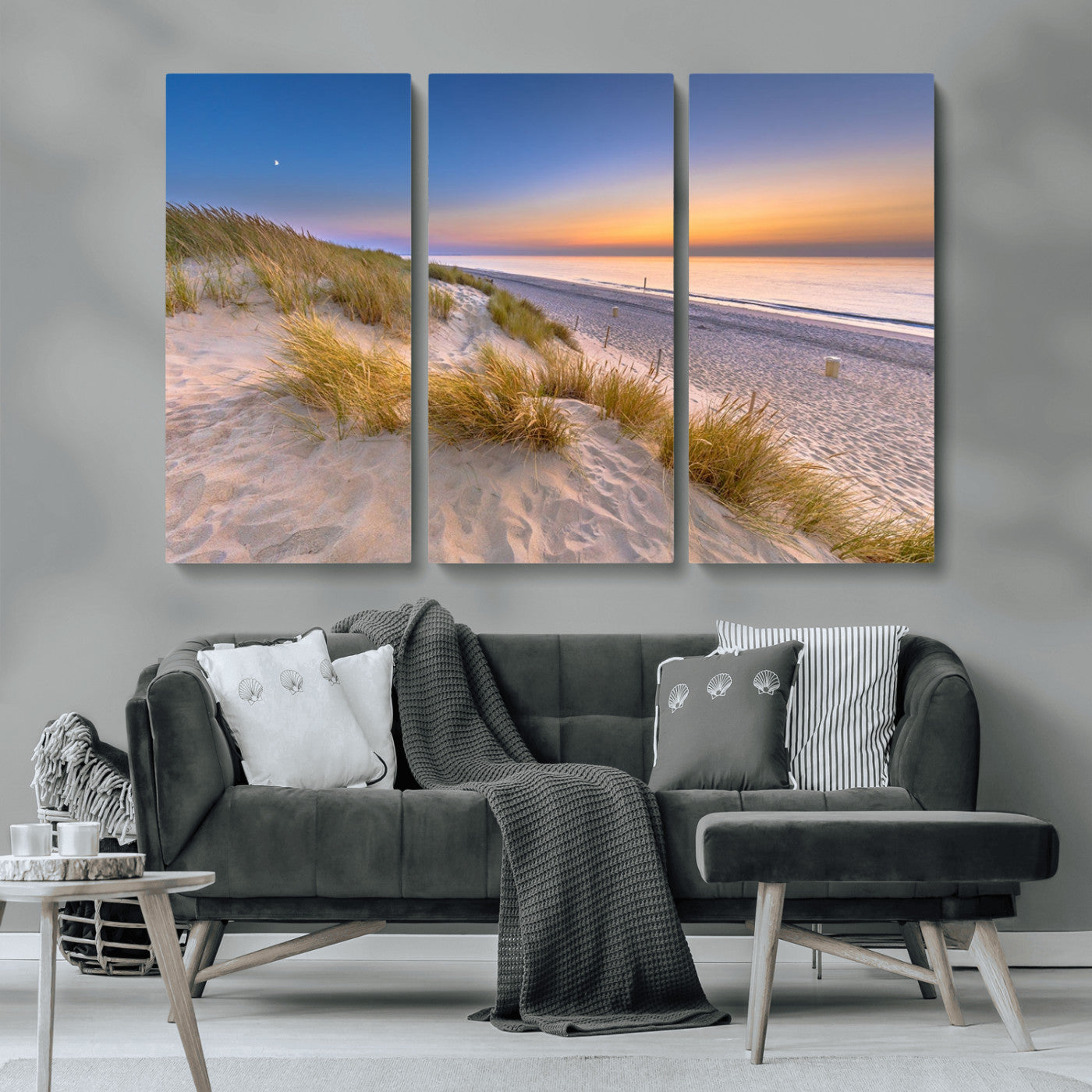 -Sunrise On The Beach Wall Art Canvas Print