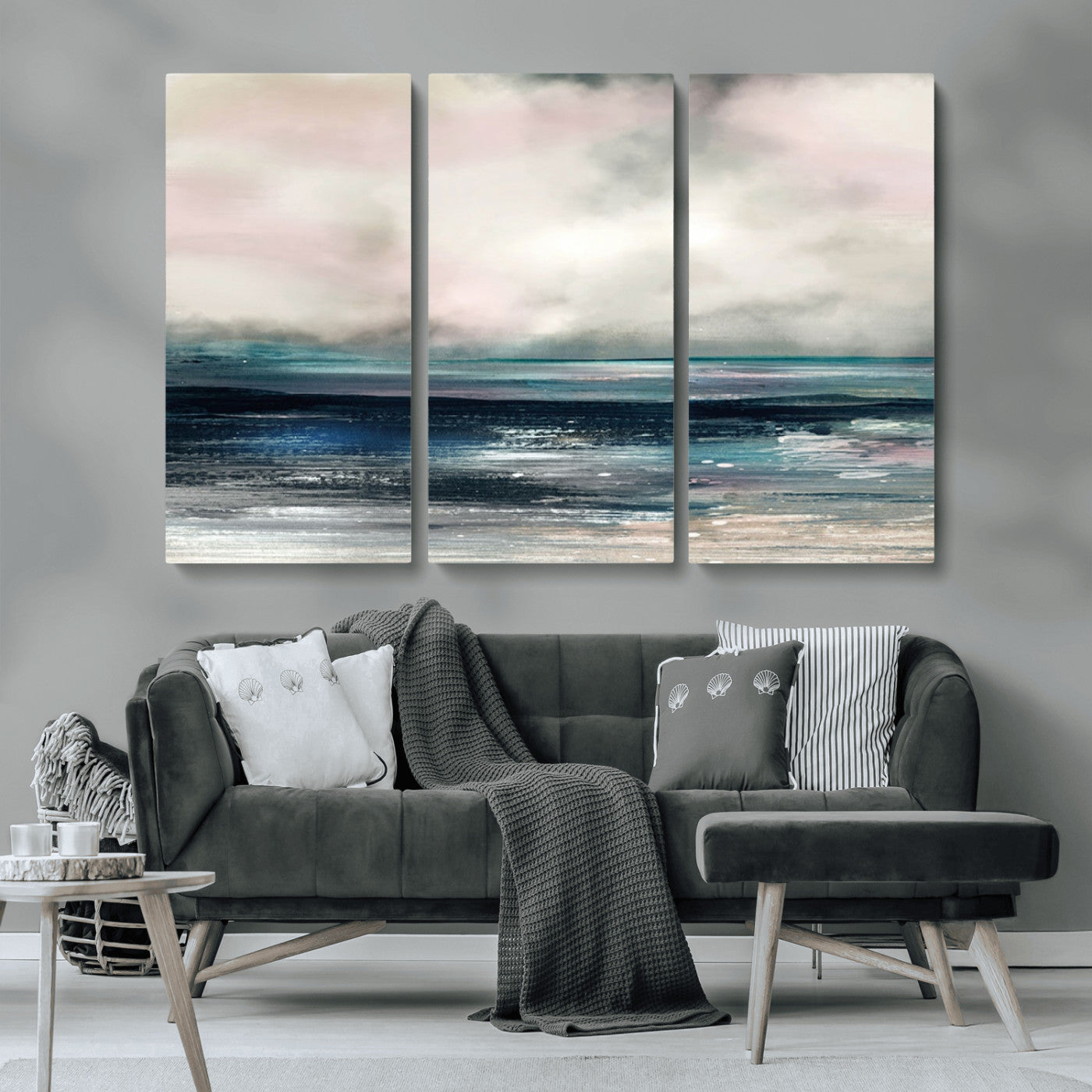 MGV-CV-48X32-3P - Contemporary Abstract Wall Art Canvas Print