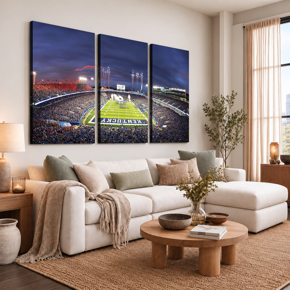 26008-MGV-CV-36X24 - Kroger Field Canvas Wall Art, Kentucky Stadium Wall Art