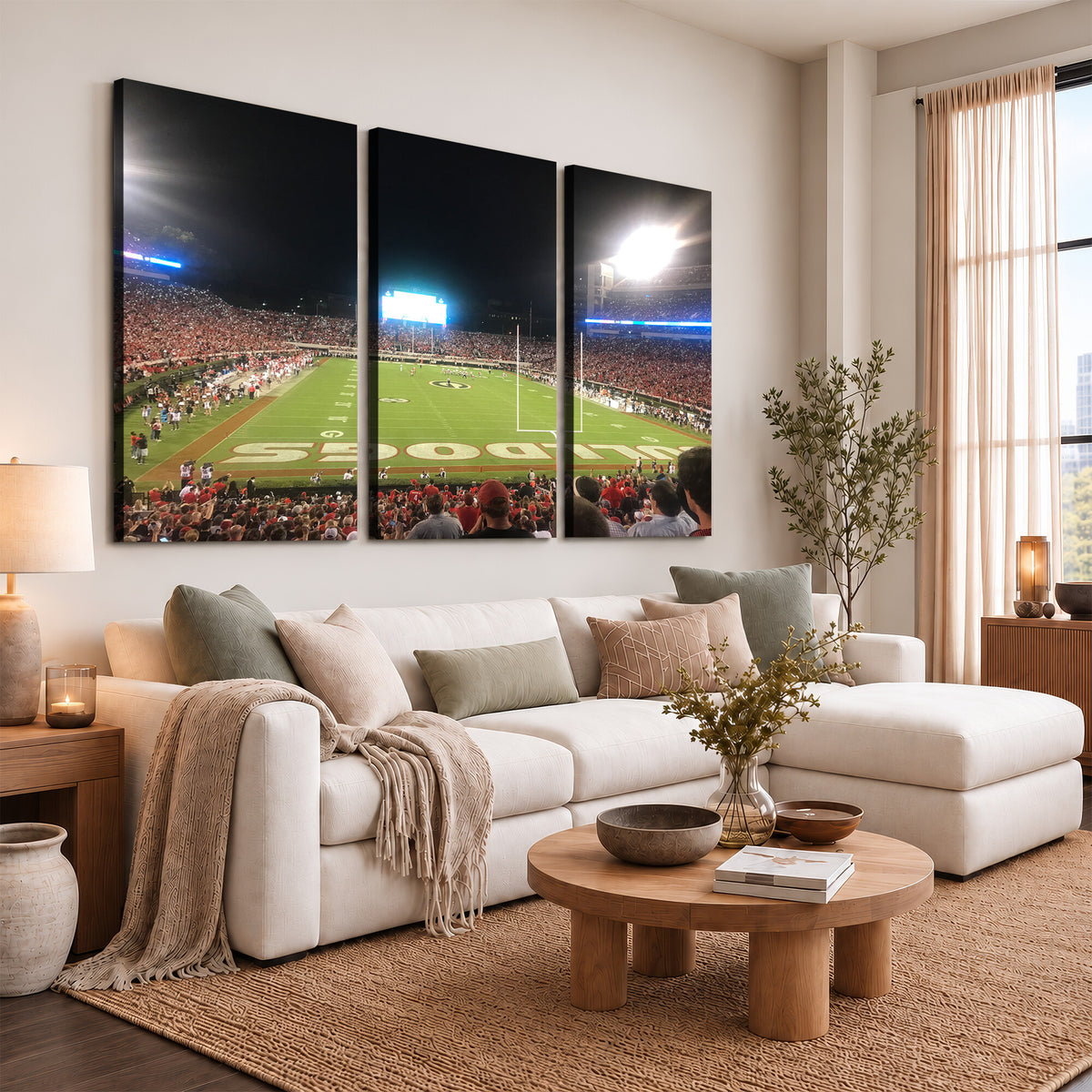 16230786-MGV-CV-36X24 - Dooley Stadium Wall Art, Sports Arena Panoramic Canvas