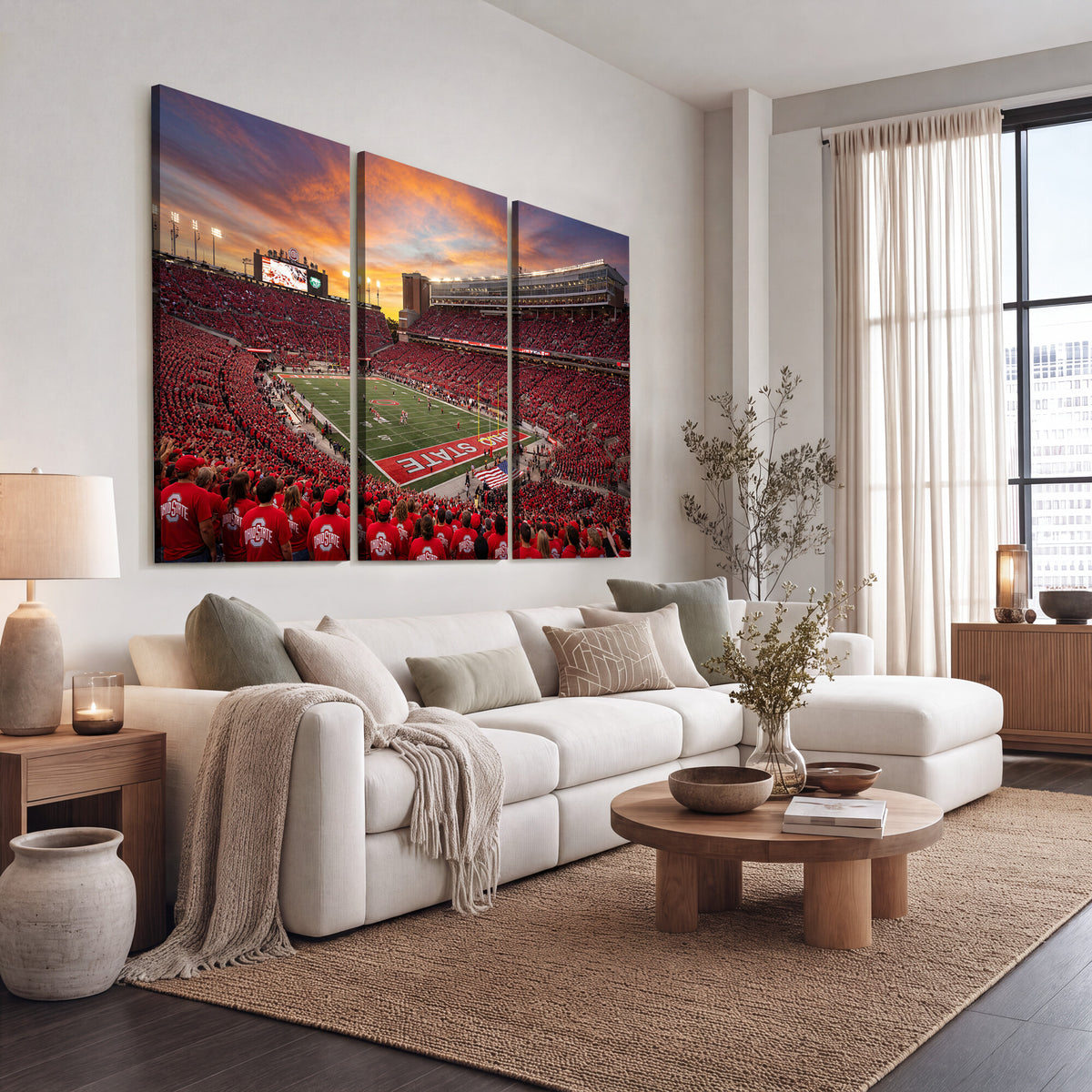 73119077-MGV-CV-36X24 - Stadium Wall Art Canvas Print