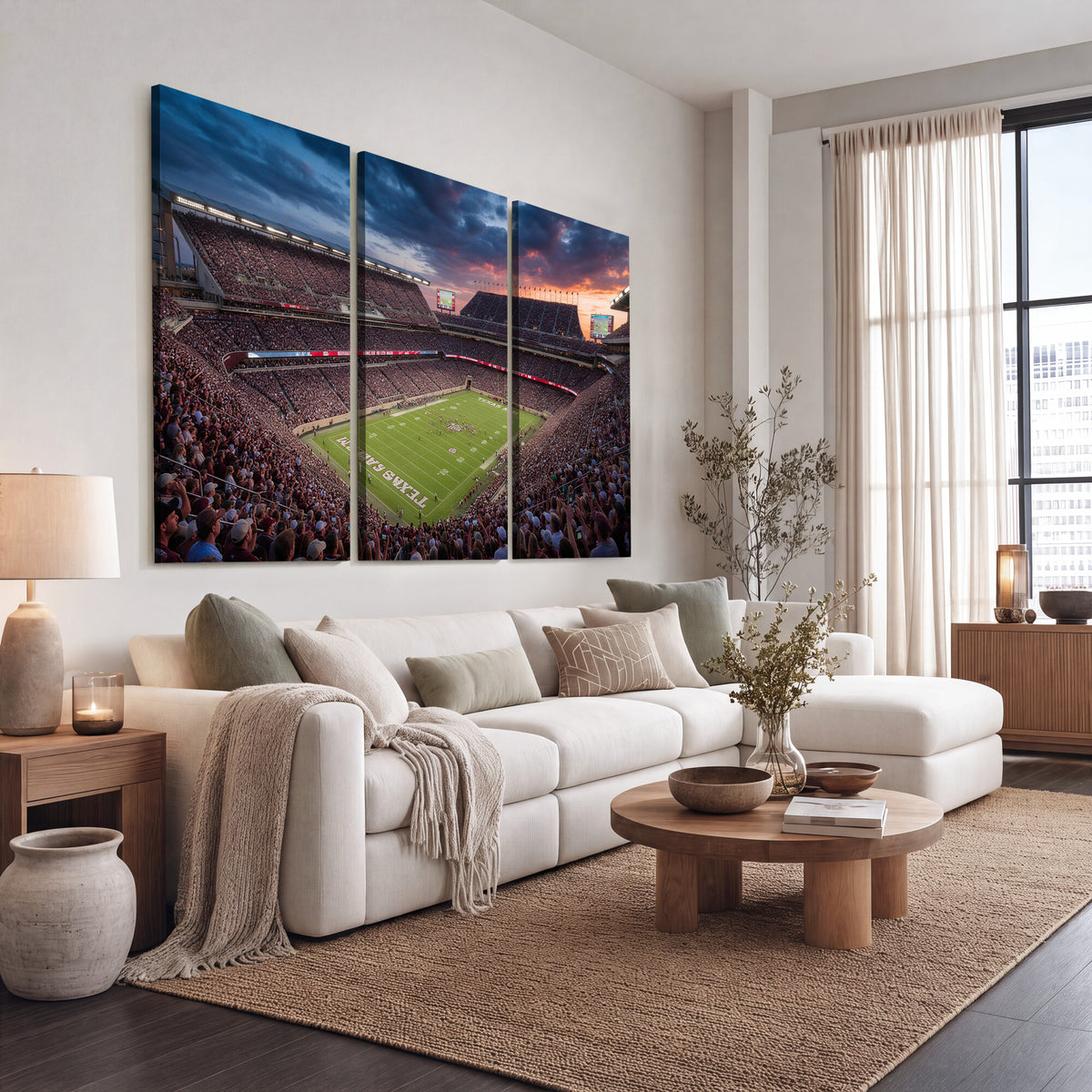 55475837-MGV-CV-36X24 - Stadium Wall Art Canvas Print