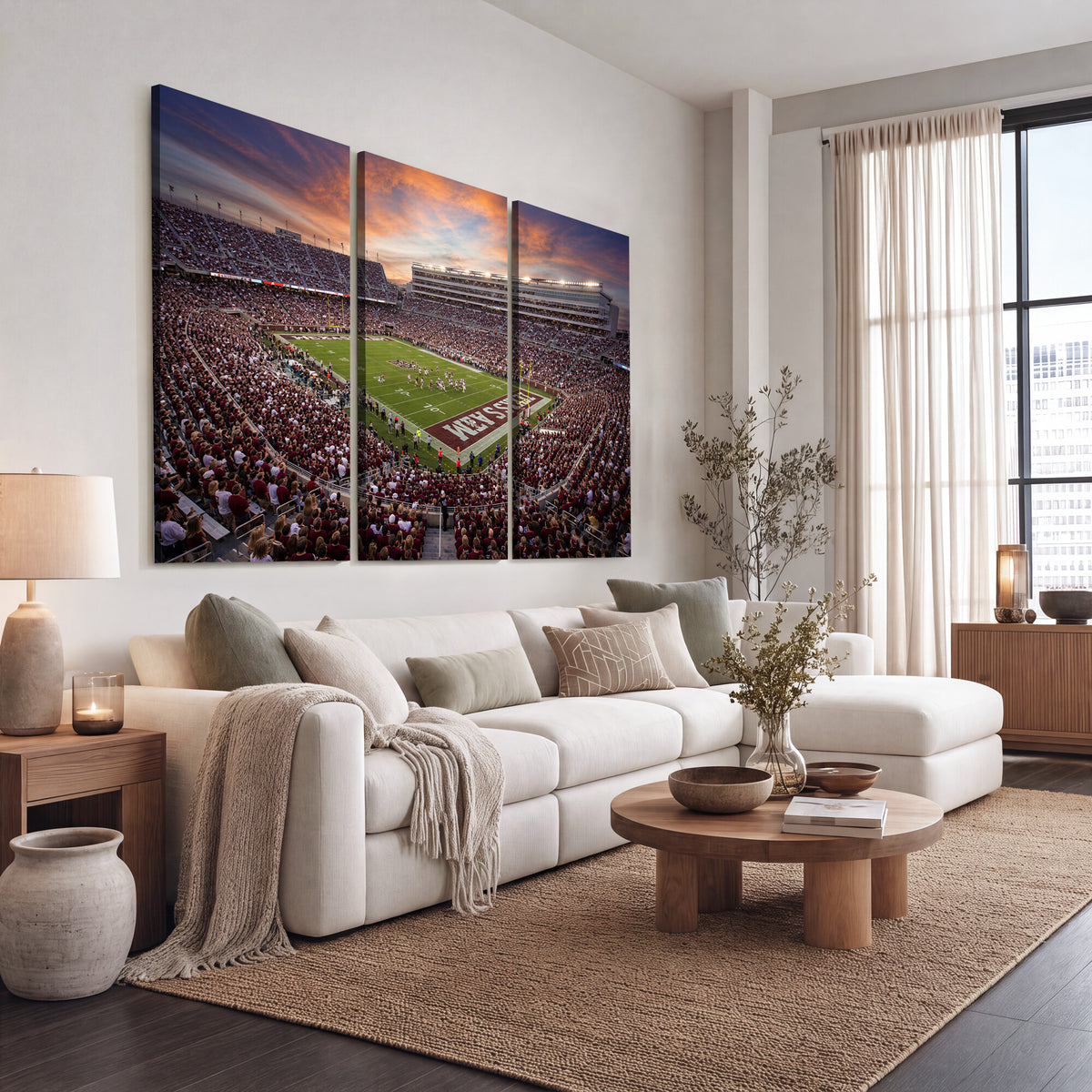 66624578-MGV-CV-36X24 - Stadium Wall Art Canvas Print
