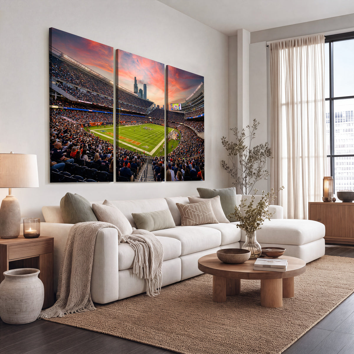 38873544-MGV-CV-36X24 - Stadium Wall Art Canvas Print